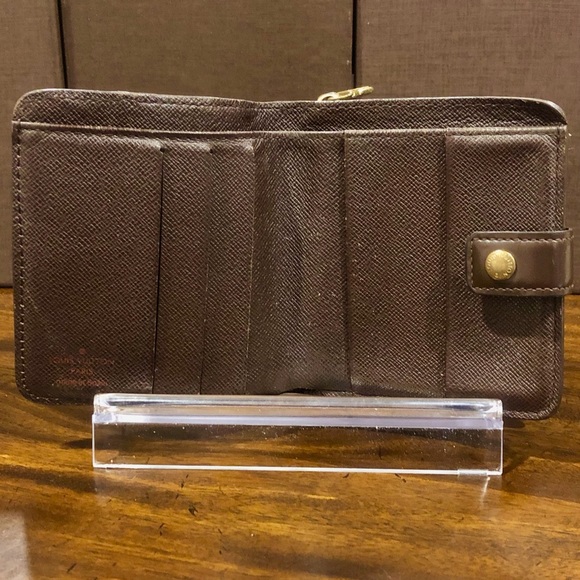 LOUIS VUITTON Damier Ebene Compact Bifold Wallet CA1011 Spain - Picture 9 of 17